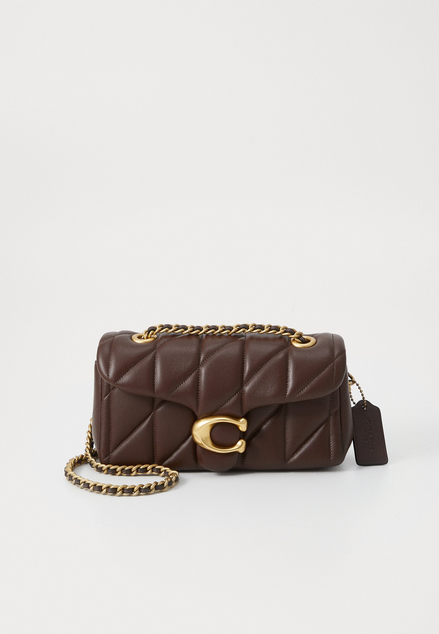 COACH TABBY SCHOUDERTAS 20 MET GEWATTEERDE KUSSENVOERING - Crossbodytas - bruin