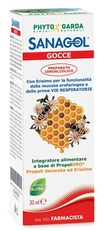 NAMED Phyto Garda Sanagol Propolis Drops 30 ml Verzachtend en kalmerend voedingssupplement voor de keel