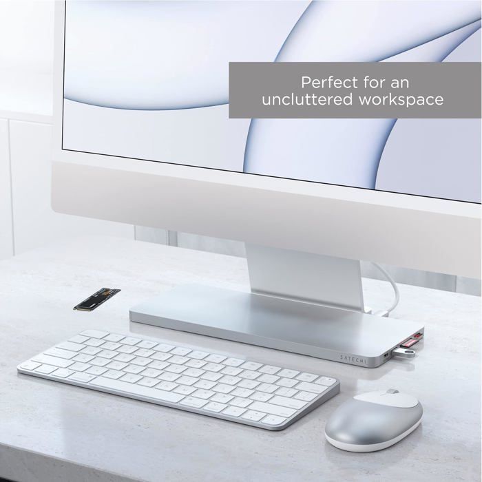 Dock USB-C - Satechi - iMac 24 - Ultra-fin - 6 Ports - Design élégant