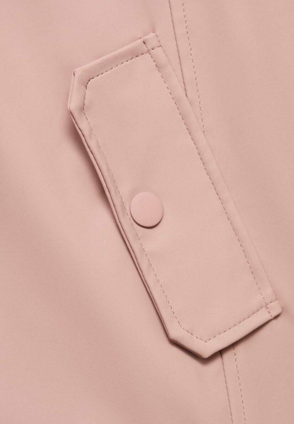 Veste imperméable à capuche Mango Kids RAIN HOODED - rose