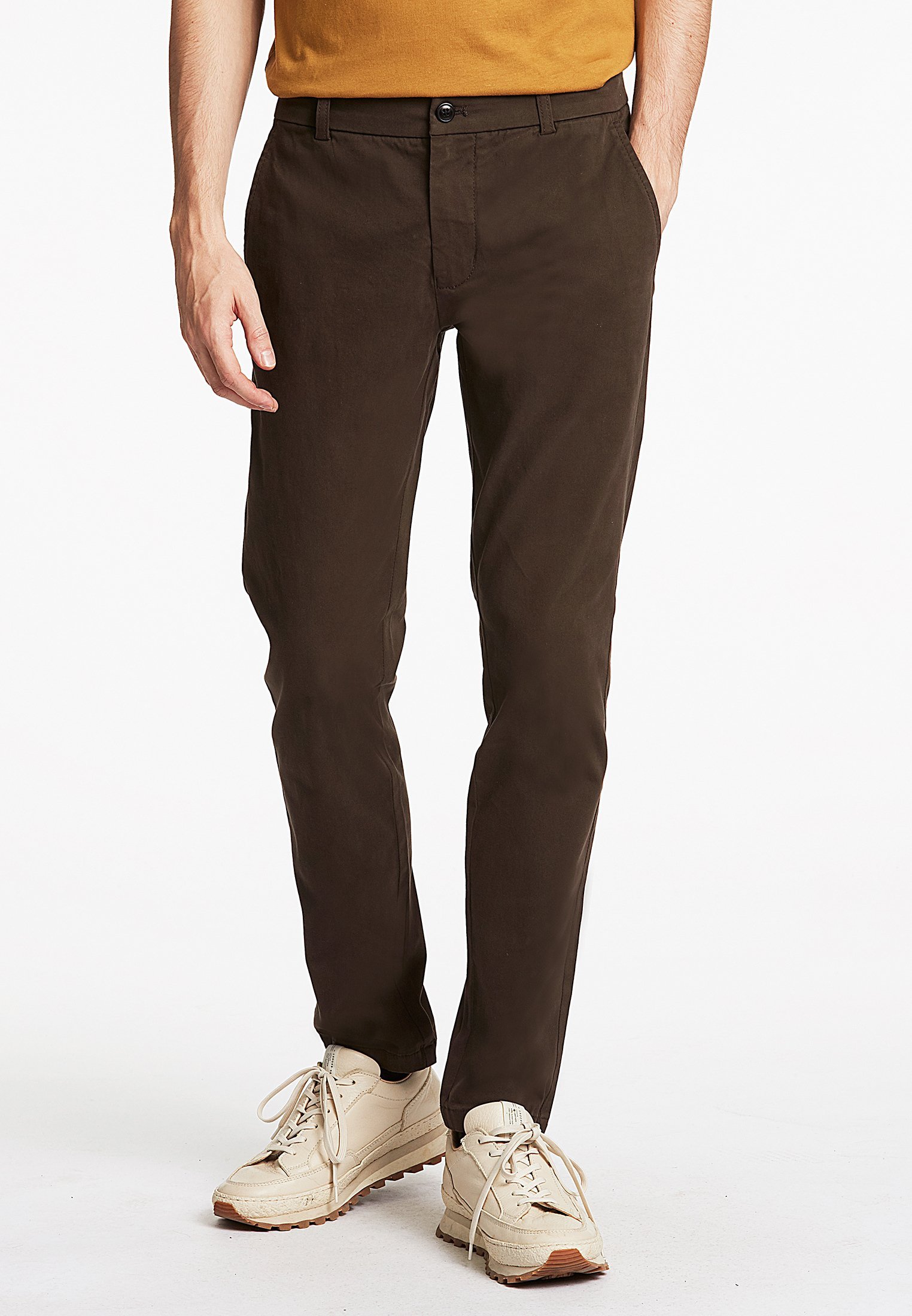 Lindbergh SUPERFLEX - Chinos - marron foncé