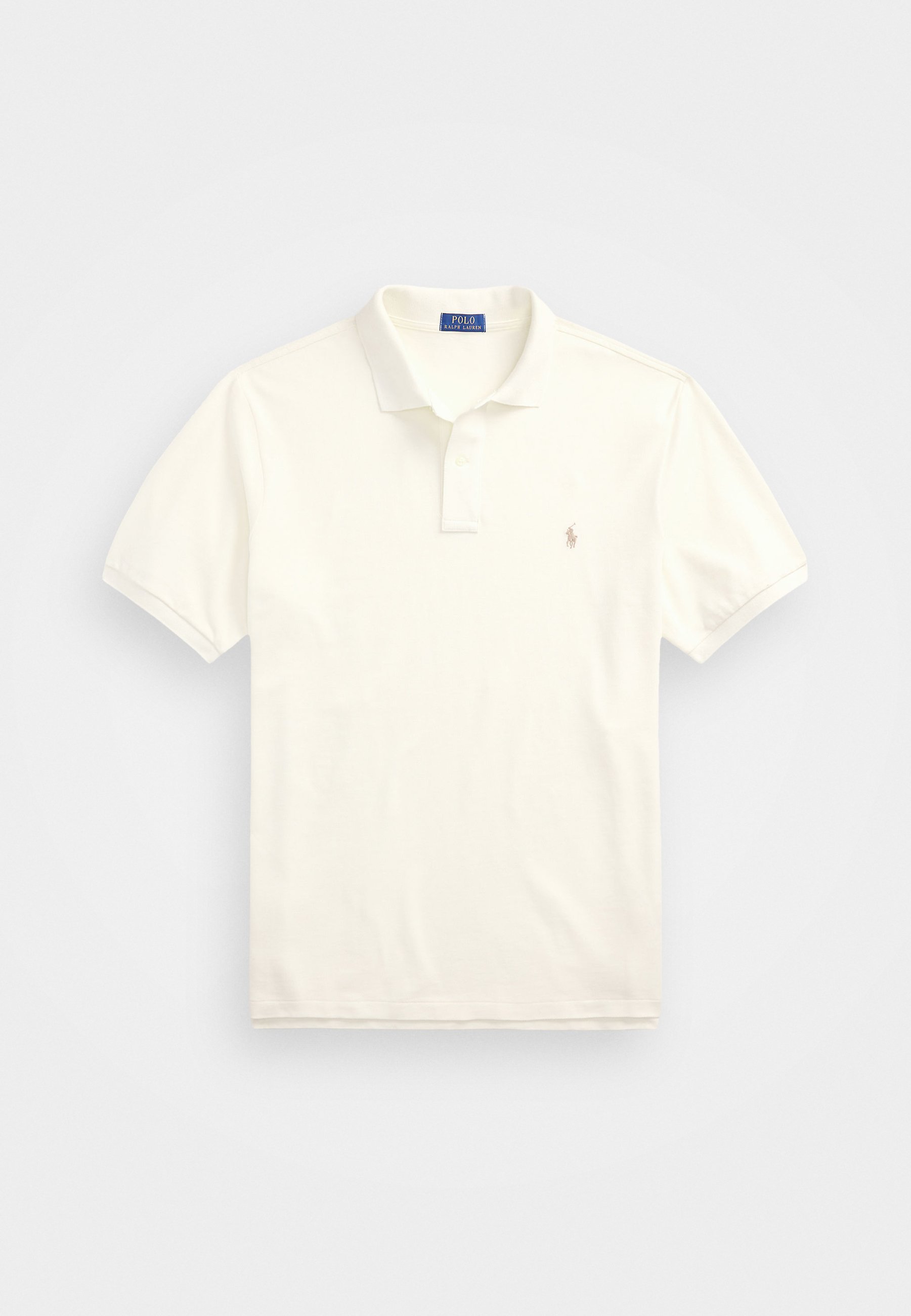 POLO RALF LAUREN BIG & TALL THE ICONIC MESH SHIRT - Triko s límečkem - black