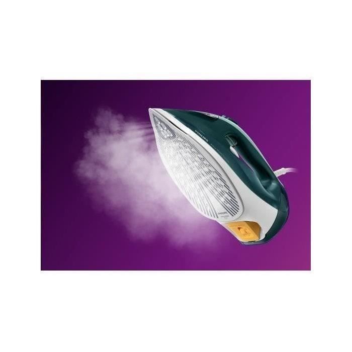 PHILIPS - Ferro da stiro - 2800W - 50g/min - Vapore potenziato 250g/min - Serie 7000 Azur - Verde opale/menta - DST7031.70