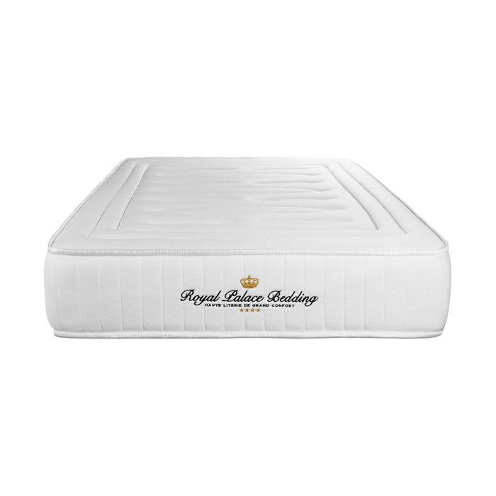 Set letto e materasso LANCASTER con molle insacchettate e memory foam 90x200