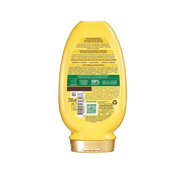 Garnier Ultra Doux - Kondicionér - Harmanček & Kvetový med - Blond vlasy<br>250 ml