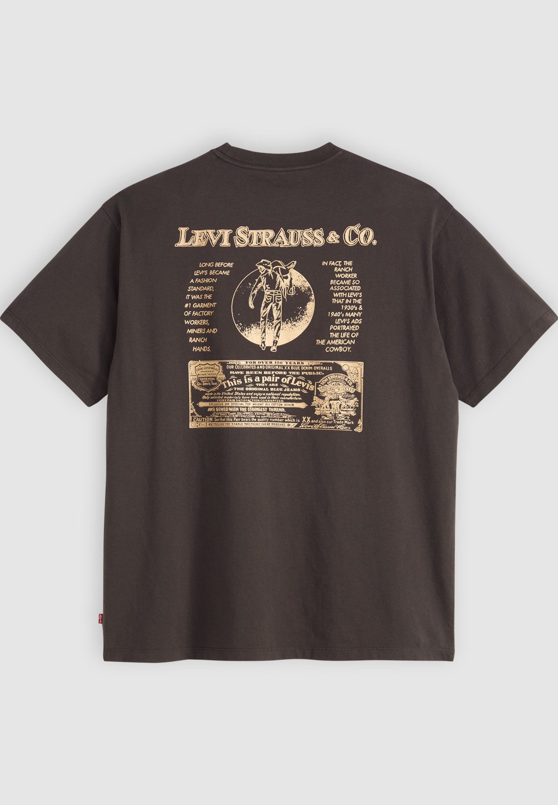 T-shirt grafica Levi's® VINTAGE FIT - T-shirt stampata - modello archival saddle man phantom