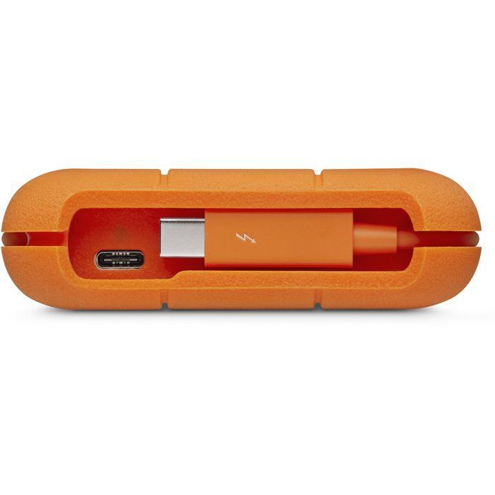 Disque dur externe - LACIE - Rugged USB-C STFR5000800 - 5 To -  3.2 Gen 1 - Gris / Jaune