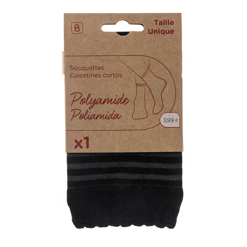 Calcetines y medias negras para mujer