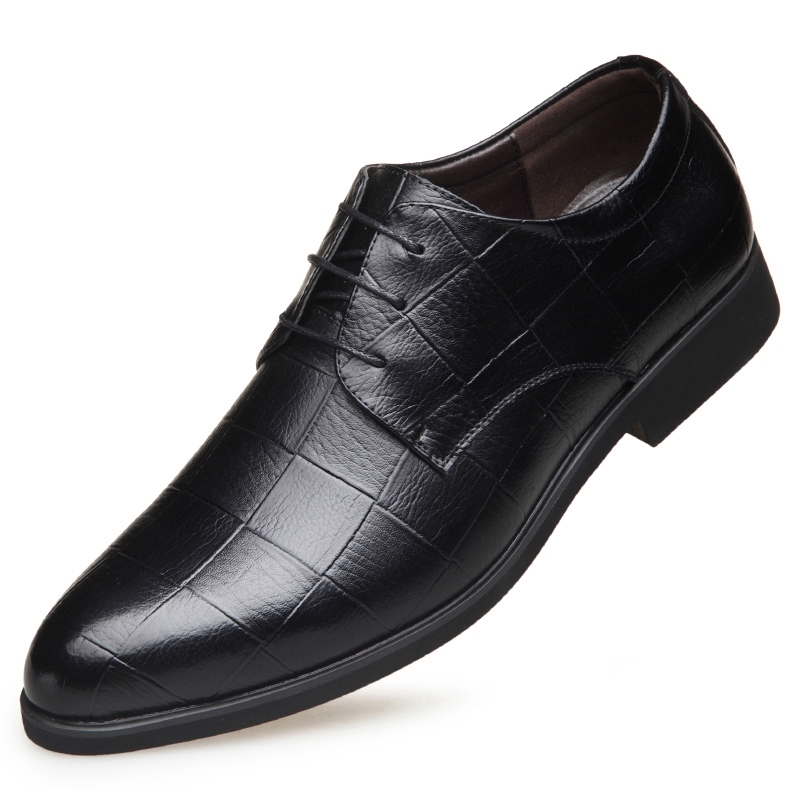 Sapatos sociais masculinos de couro bovino britânico, tamanho extra 37 a 47, em couro macio de alta qualidade.