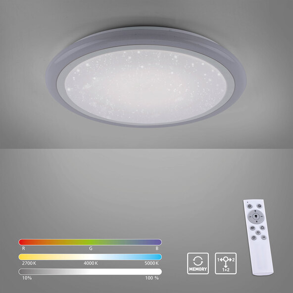 Φωτιστικό οροφής LED Luisa, Ø 60 cm