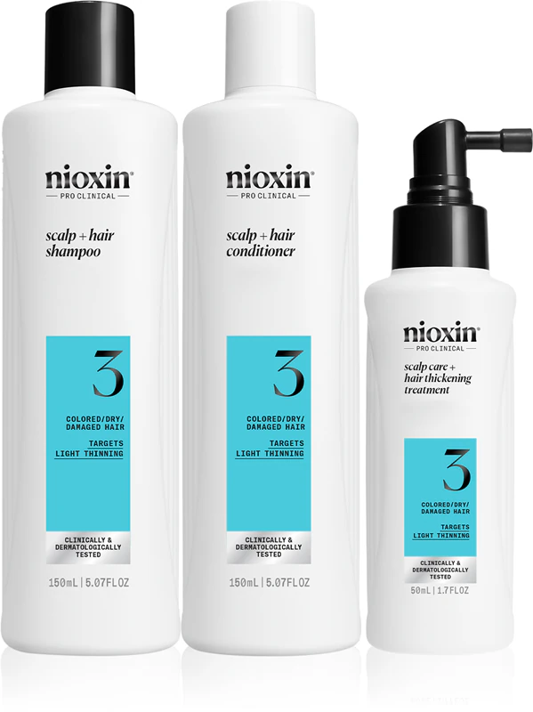 Dárková sada Nioxin System 3 pro barvené vlasy