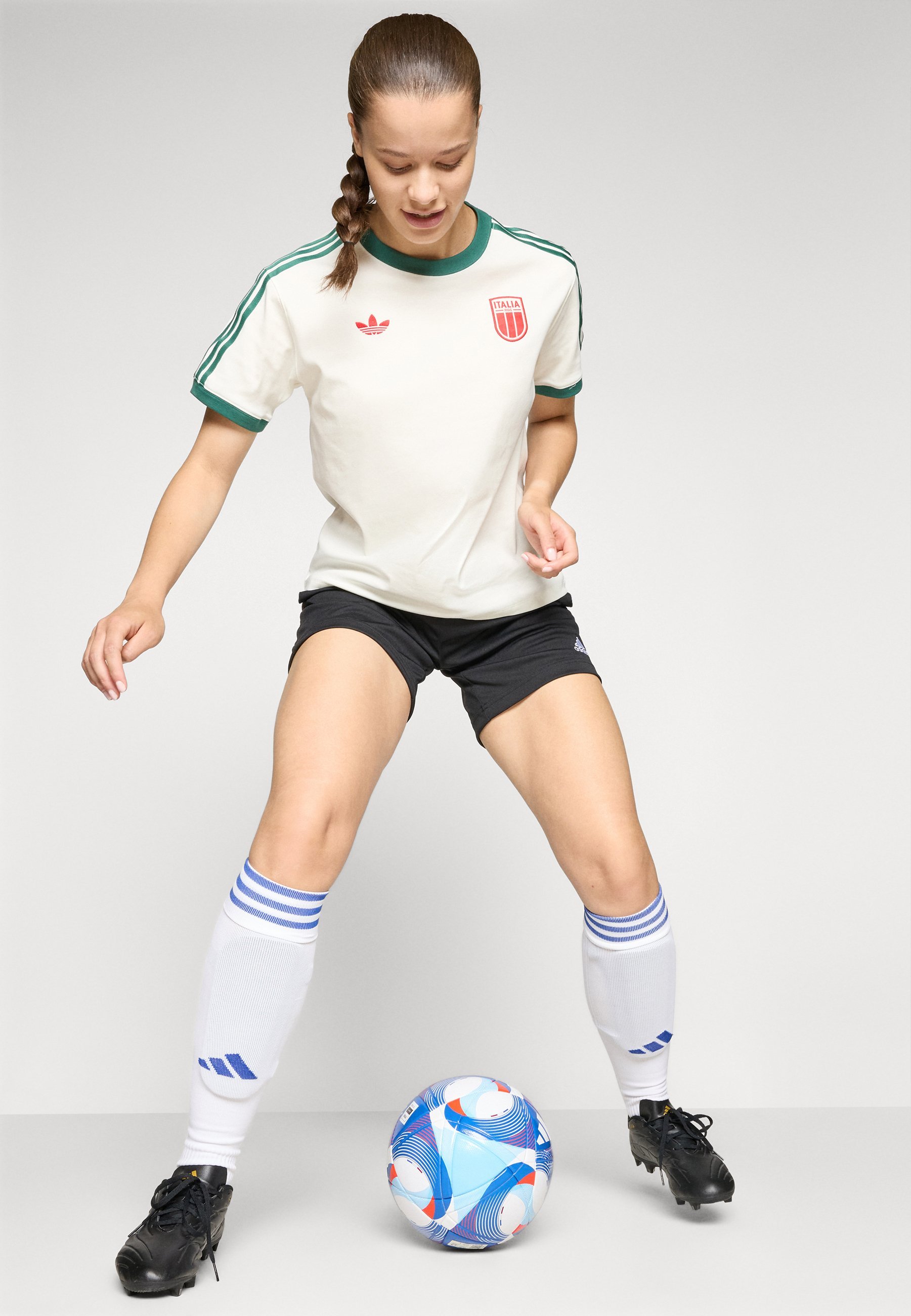 adidas Originals ITALY FIGC T-shirt - Kleding van het nationale team - gebroken wit