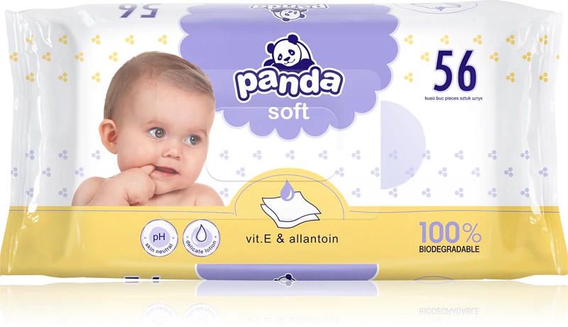 BELLA Baby Happy Panda mitrās tīrīšanas salvetes bērniem