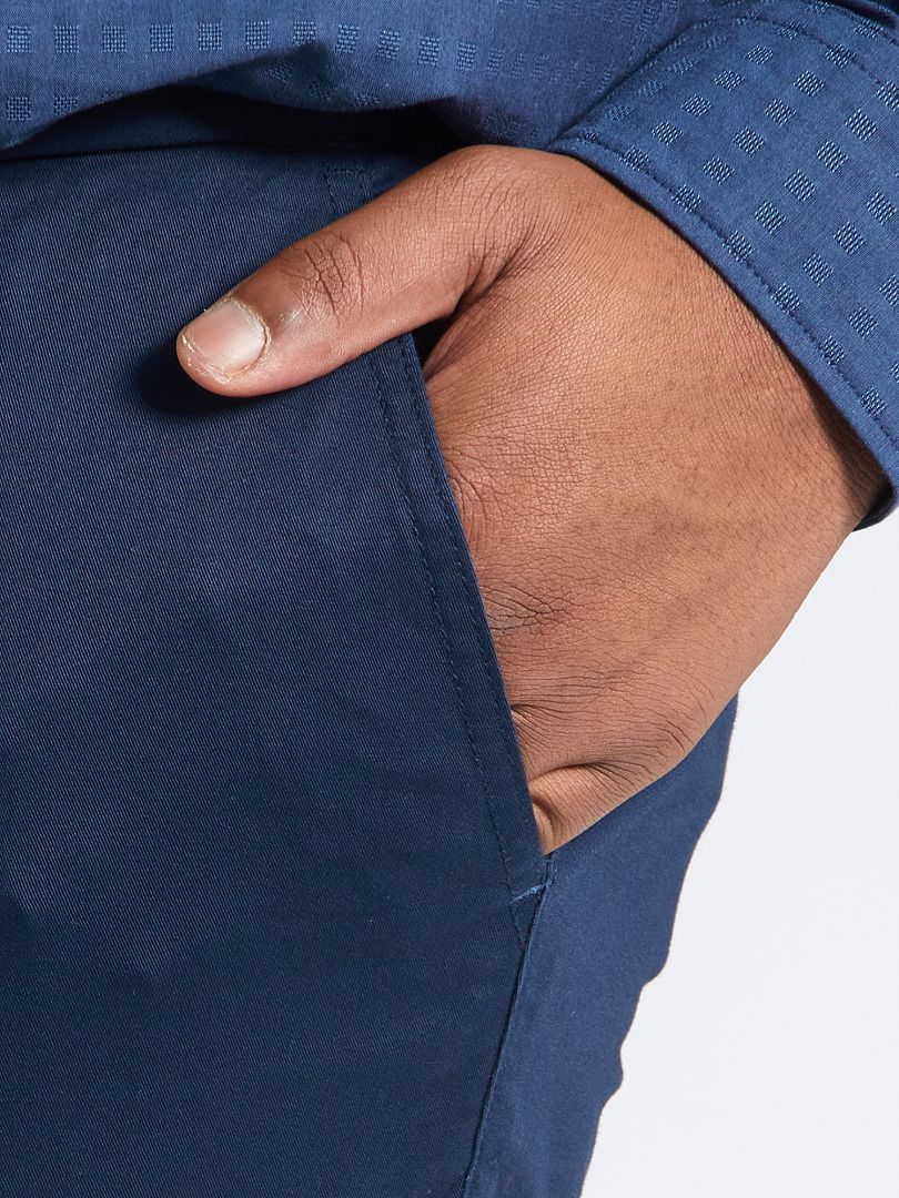 Calça chino slim L30 - azul