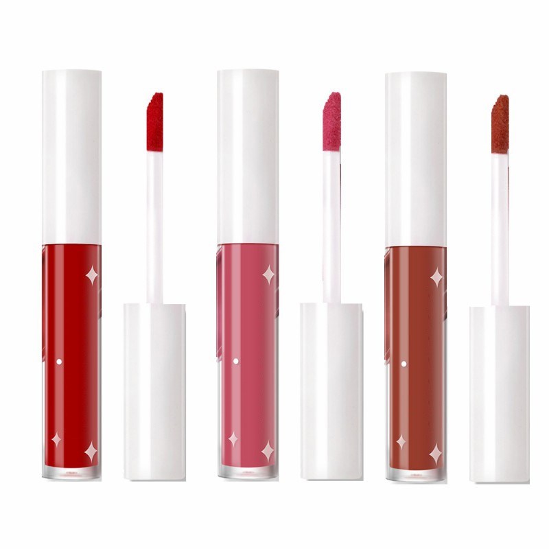Brillo de labios de 6 colores, labial líquido mate aterciopelado multicolor, de larga duración, resistente al agua, sedoso, cosméticos labiales TSLM1