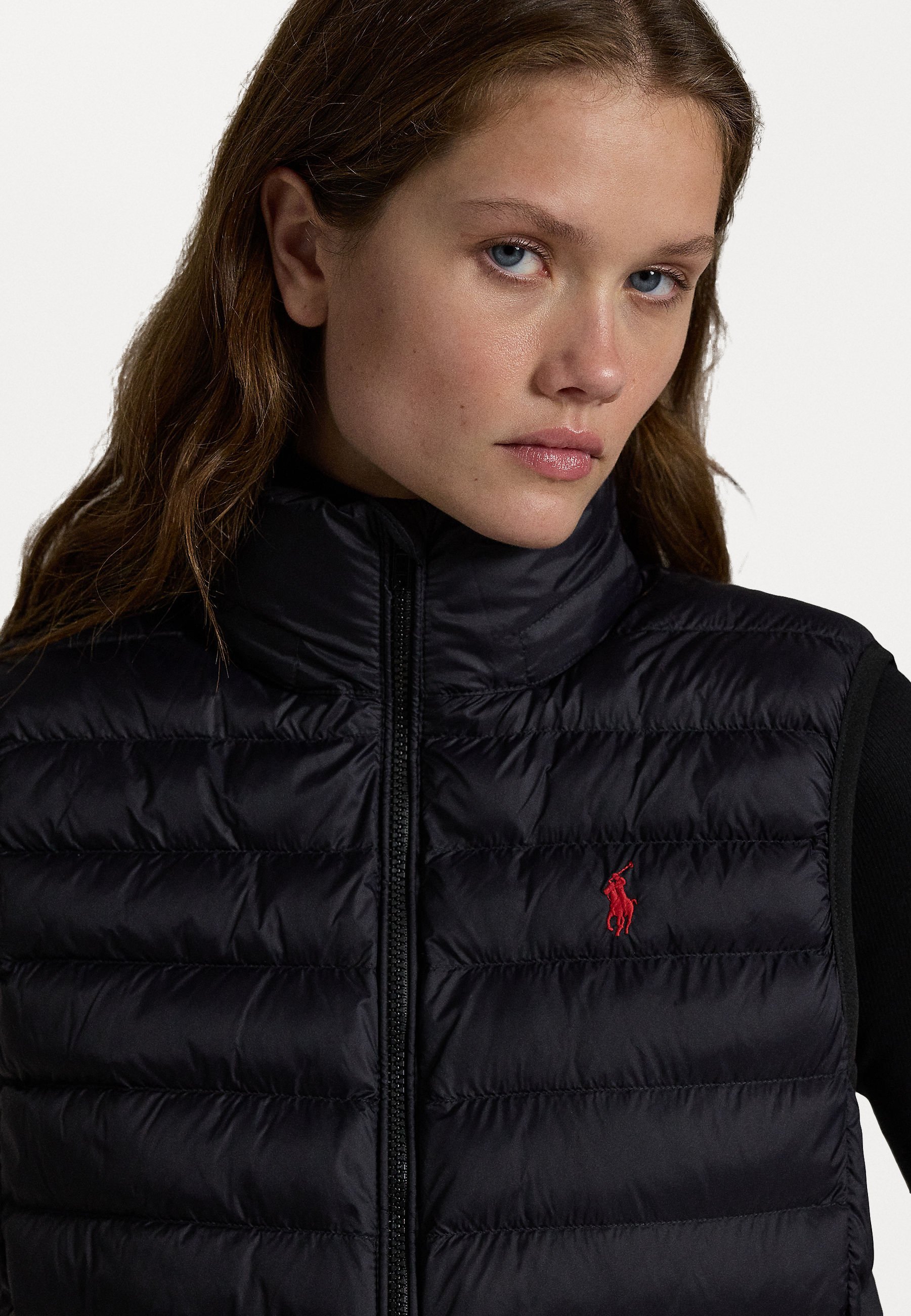 Polo Ralph Lauren WATERAFSTOTEND OPVOUWBAAR GILET - Vest - zwart