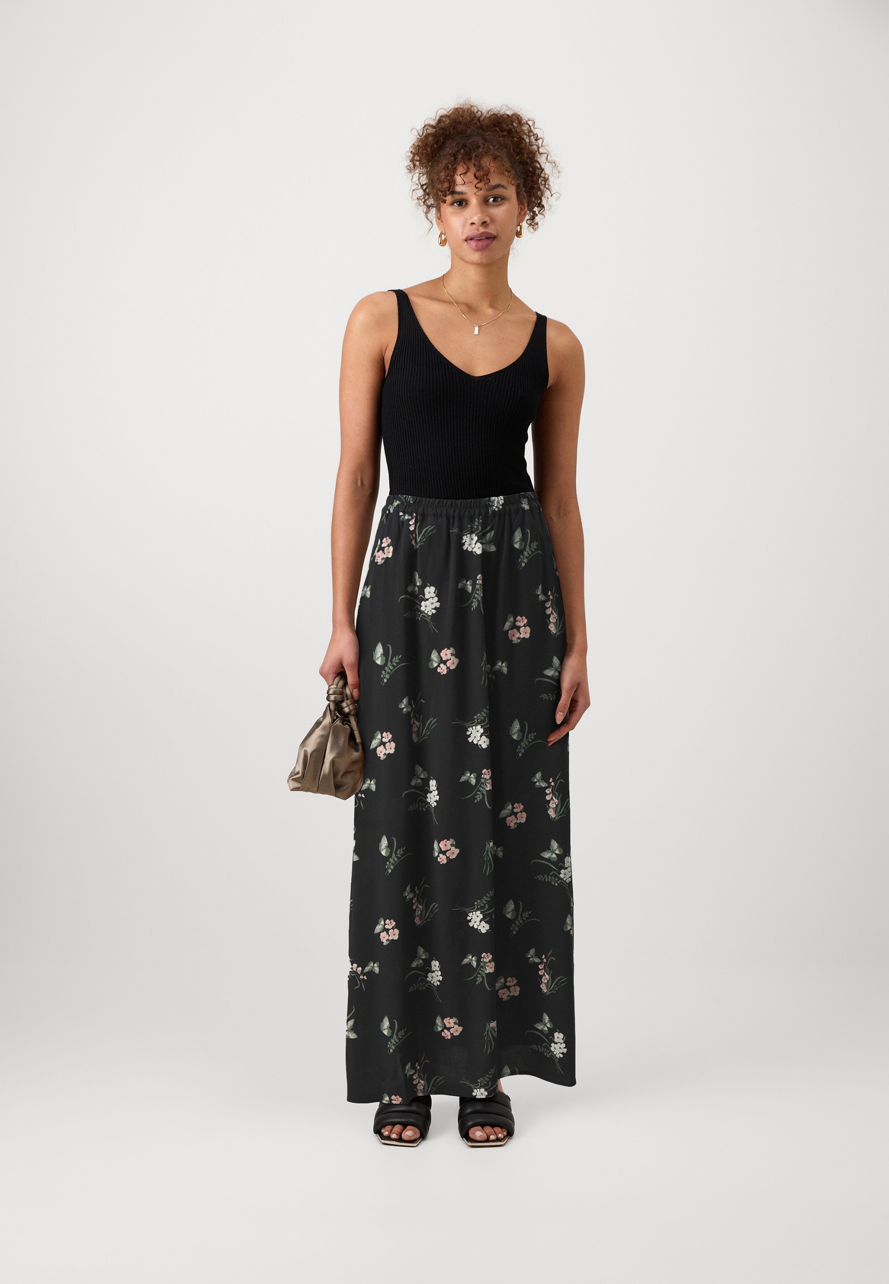 Jupe longue Vero Moda VMEASY - Noire