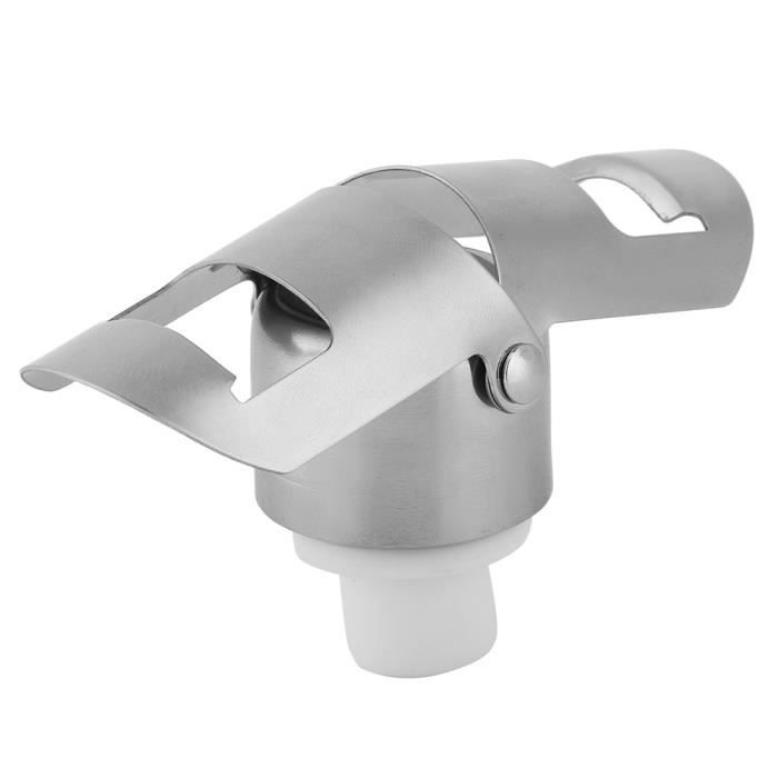 ☀5 tapones para botellas de champán y vino, selladores para uso doméstico y en bares, acero inoxidable☀-GOL