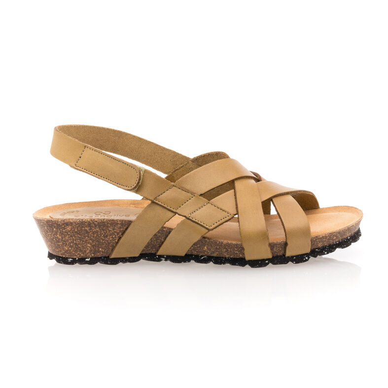 Sandalias amarillas para mujer / Zapatos de punta abierta