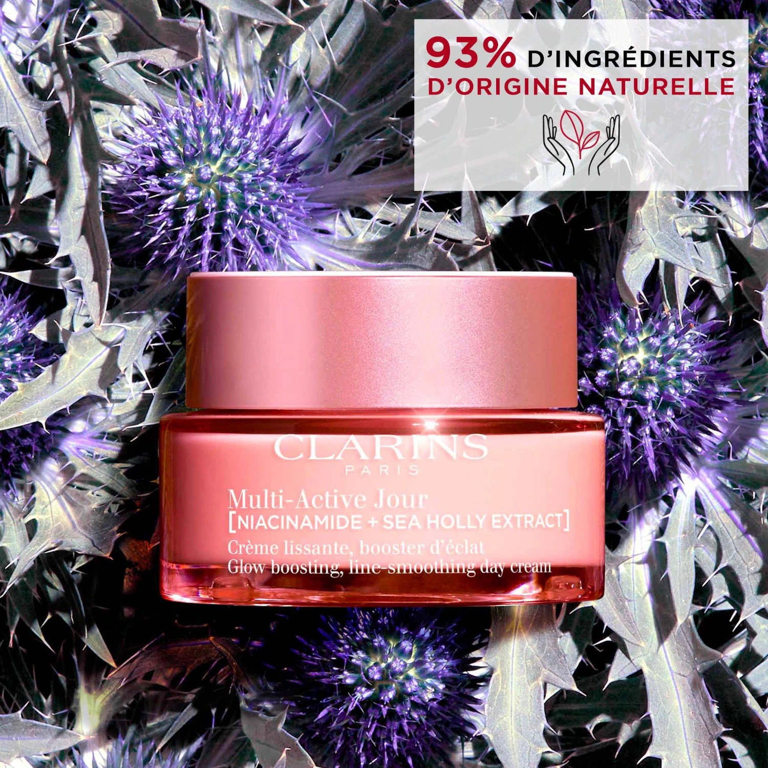 Clarins Crème lissante, booster d'éclat - Peaux Sèches