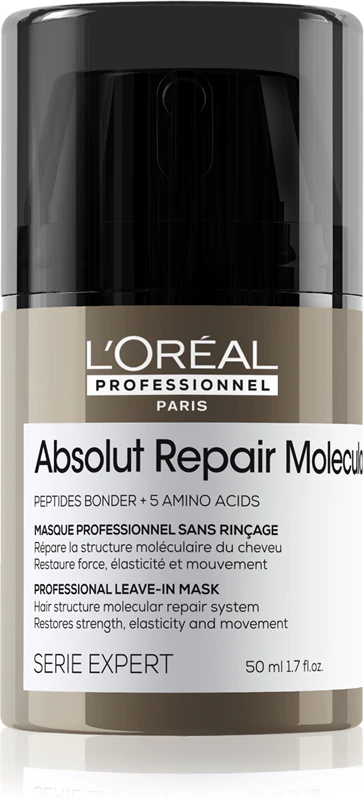 Máscara regeneradora molecular L'Oréal Professionnel Serie Expert Absolut Repair para cabelos danificados