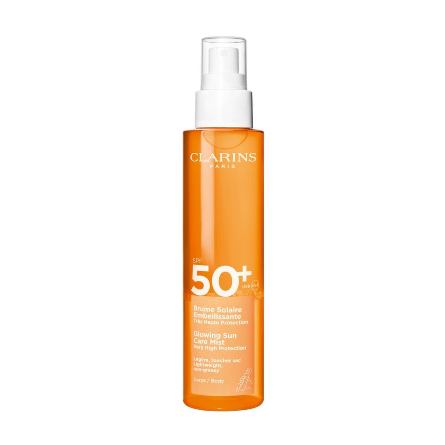 Visoka zaščita SPF 50, lepotna sončna meglica za telo Zaščita telesa