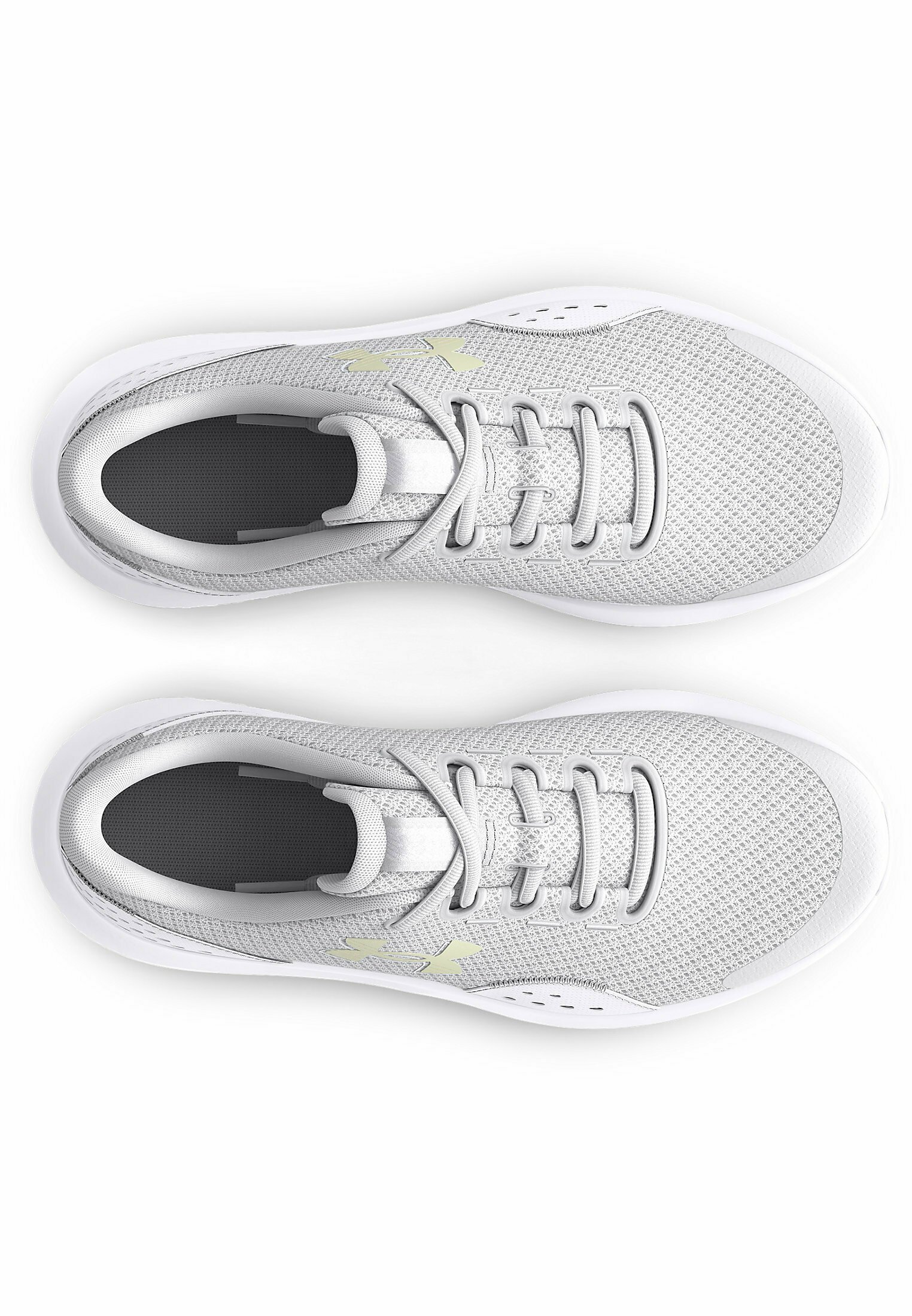 Under Armour VISUAL CUSHIONING UA GGS SURGE 4 - Hardloopschoenen voor op de weg - halo grijs