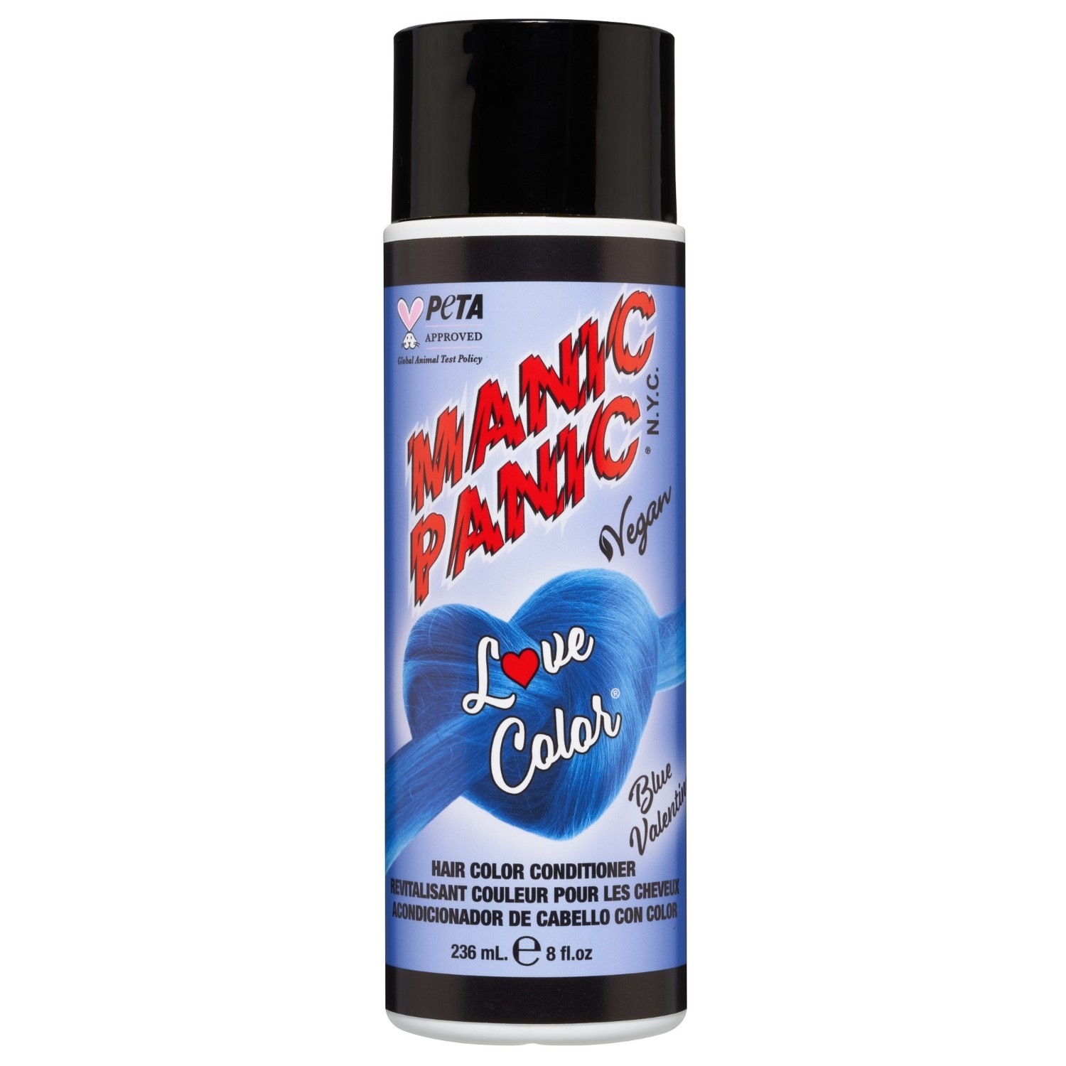 Manic Panic boja za kosu Blue Valentine – Veganski regenerator za svježu boju –