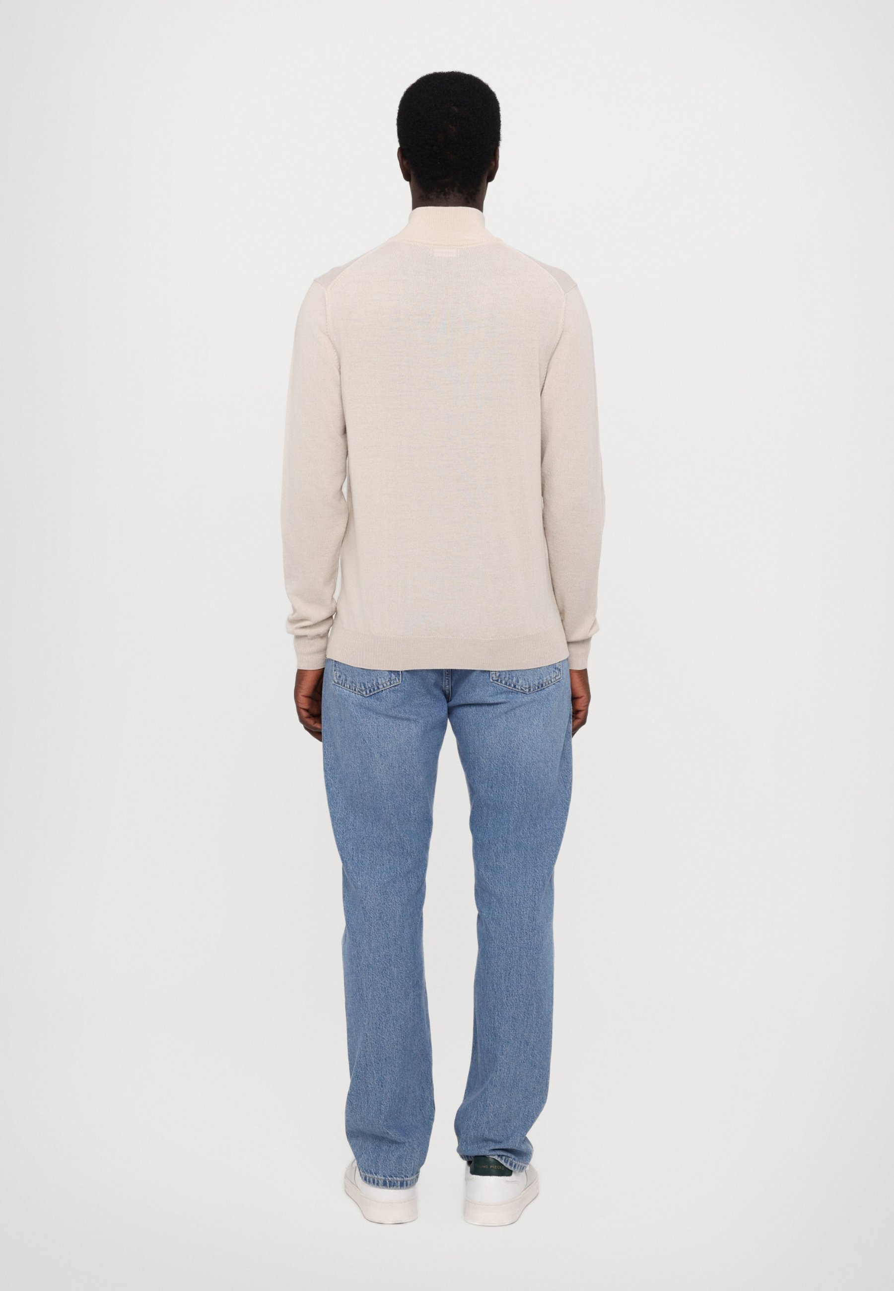 J.LINDEBERG KIYAN LIGHT QUARTER ZIP - Jumper - moonbeam