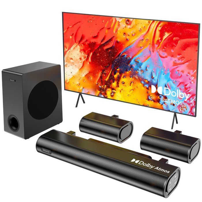 Hiwill A51 5.1 Dolby TV Soundbar - 380W with 5.25