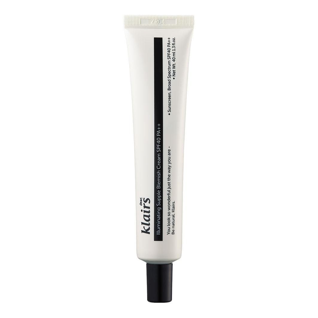 Dear Klairs tonējošais dienas krēms, izgaismojošs, izlīdzinošs krēms plankumiem, SPF 40–40 ml