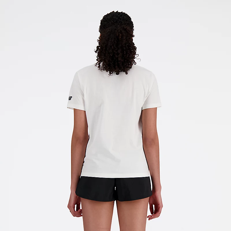 London Edition Damen-T-Shirt mit Grafikprint – WEISS