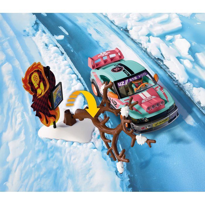 Playmobil 72062 Rallyauto, Racevoertuig, 68 onderdelen, Leeftijd 4+