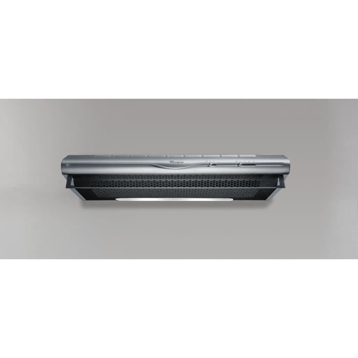 Built-in visor hood Hood2GO - WHIRLPOOL - WCN65FLXH2G - Stainless steel - Class D - 13.2 x 56.4 x 59.5 cm