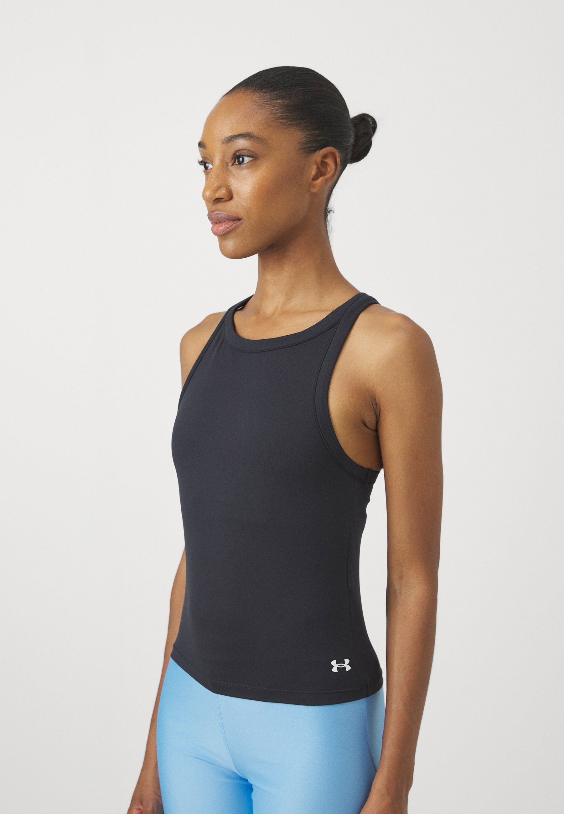 Under Armour MOTION TANK - Top - zwart/wit
