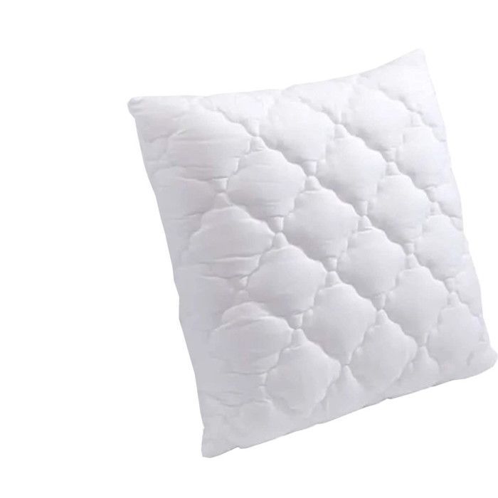 Set mit 2 Kissen (65 x 65 cm), Memory-Schaum, spezielle Nackenstütze, PROMOLINGE + 2 Kissenschoner (65 x 65 cm)