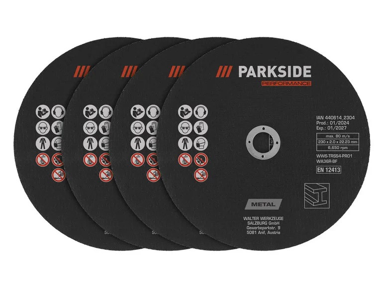 Discos Tronçonner ou discos de cabeleireiro PARKSIDE PERFORMANCE®, Ø 230 mm