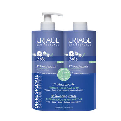 Uriage čisticí krém pro děti 500 ml x 2