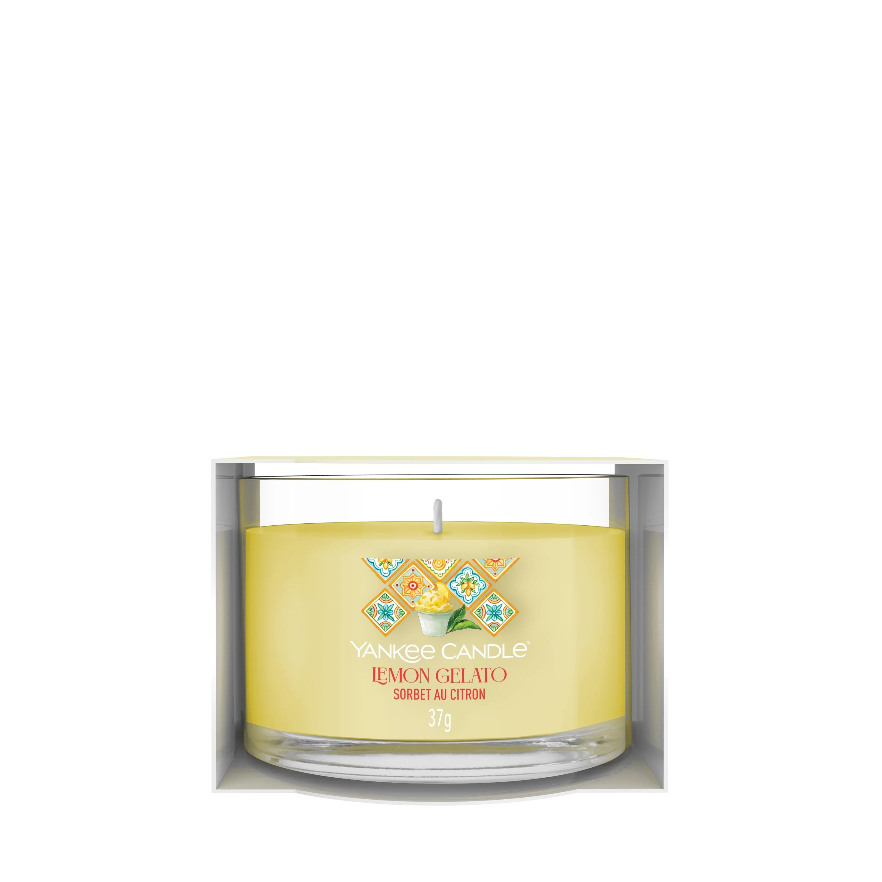 Filled Votive Candles Lemon Gelato - Candela Profumata