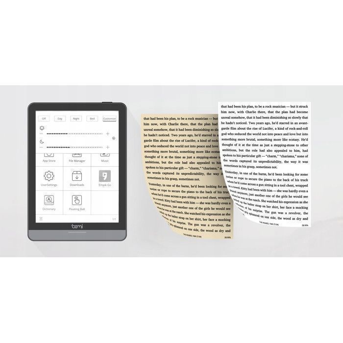 Liseuse électronique 6 pouces– Bemi Cognita Tab 6+ – 32 Go – WiFi Bluetooth – Smart LED – Android – Legimi EmpikGo