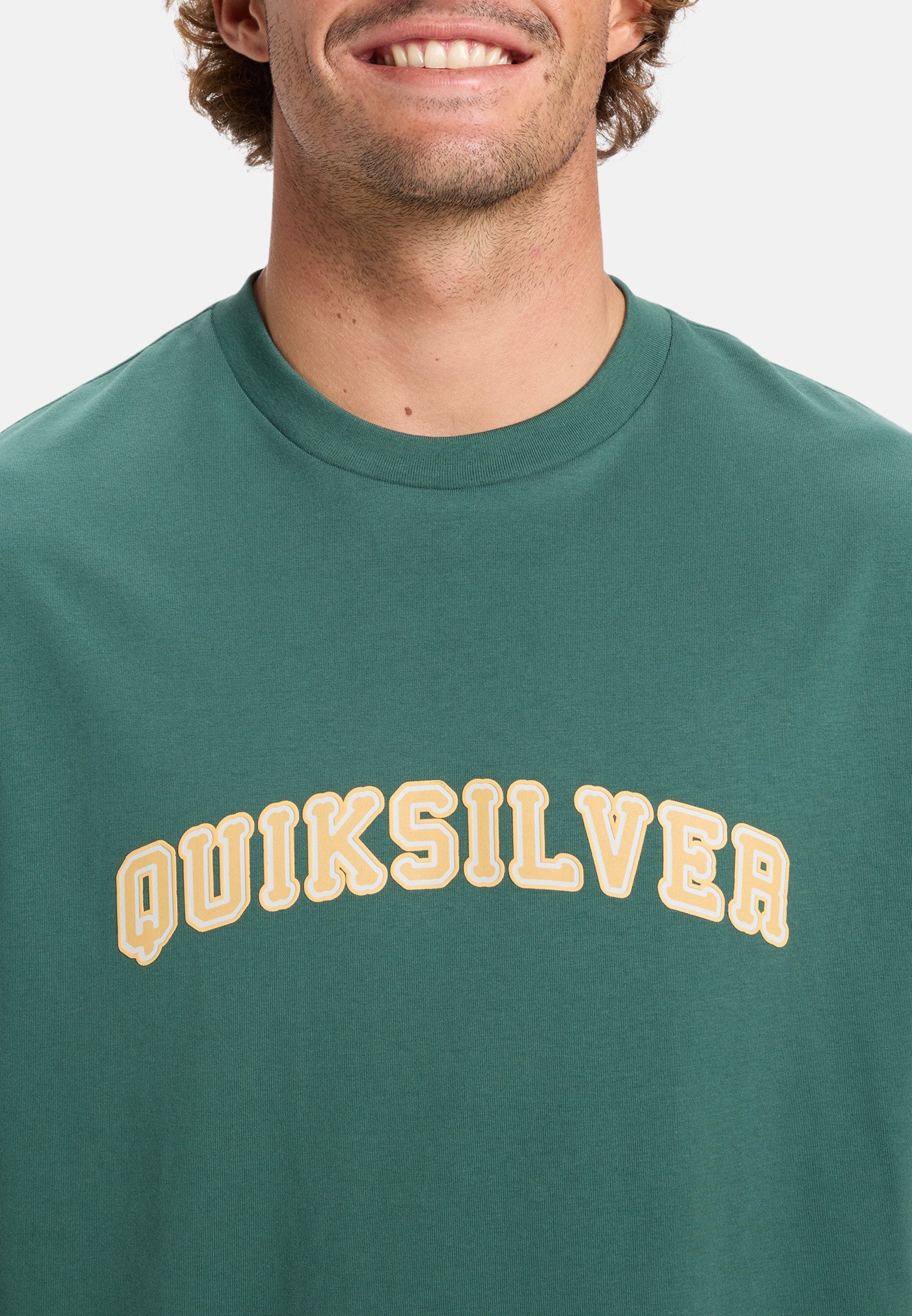 Quiksilver FARE WELL - Majica s potiskom - treking zelena