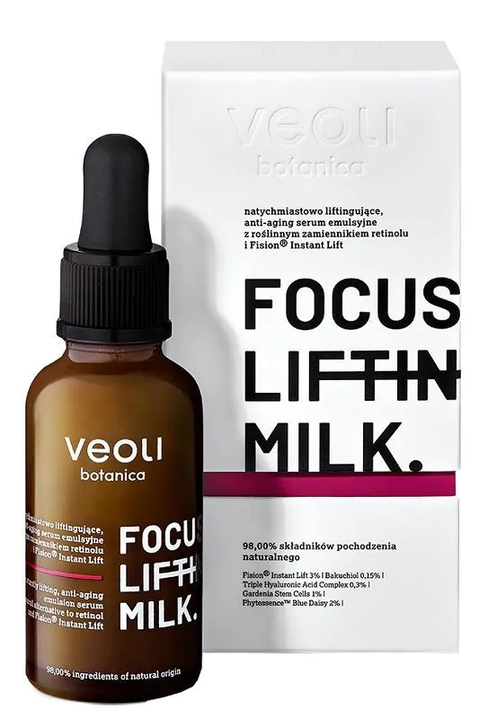Veoli Botanica Focus Lifting Milk Natychmiastowo Liftingujące serum Emulsyjne Anti-Aging