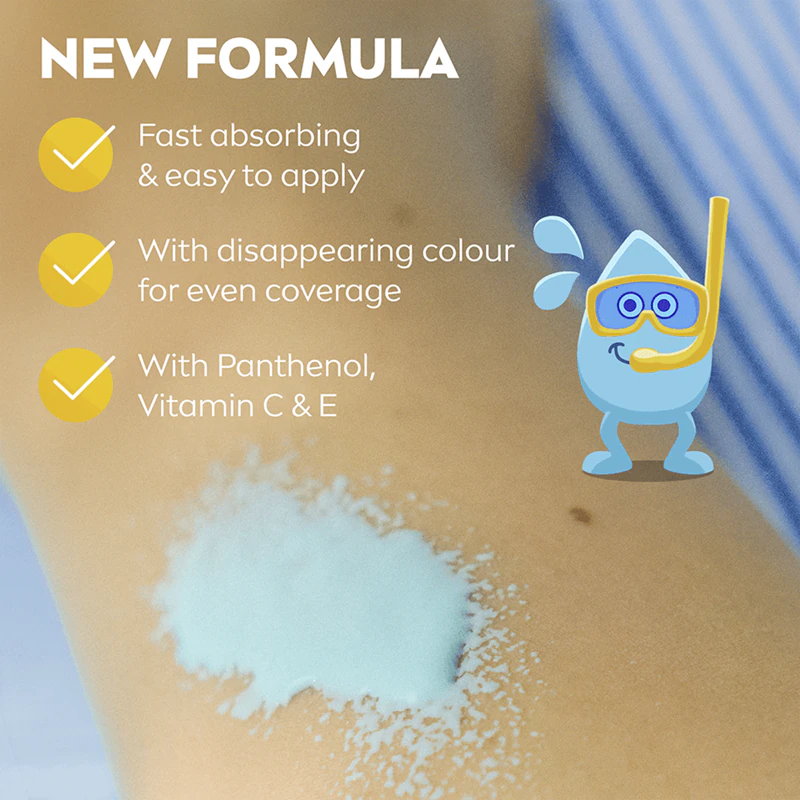 Protetor solar em spray colorido NIVEA SUN Kids para crianças FPS 50+