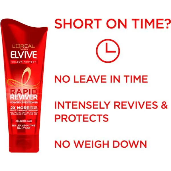 L'Oréal Paris Elvive Rapid Reviver Treatment pro ochranu barvy 180ml