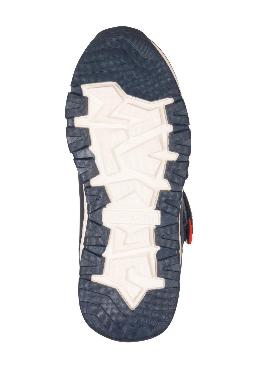TROLLKIDS LOFOTEN UNISEX - Stivali invernali - blu nordico/arancione fiamma