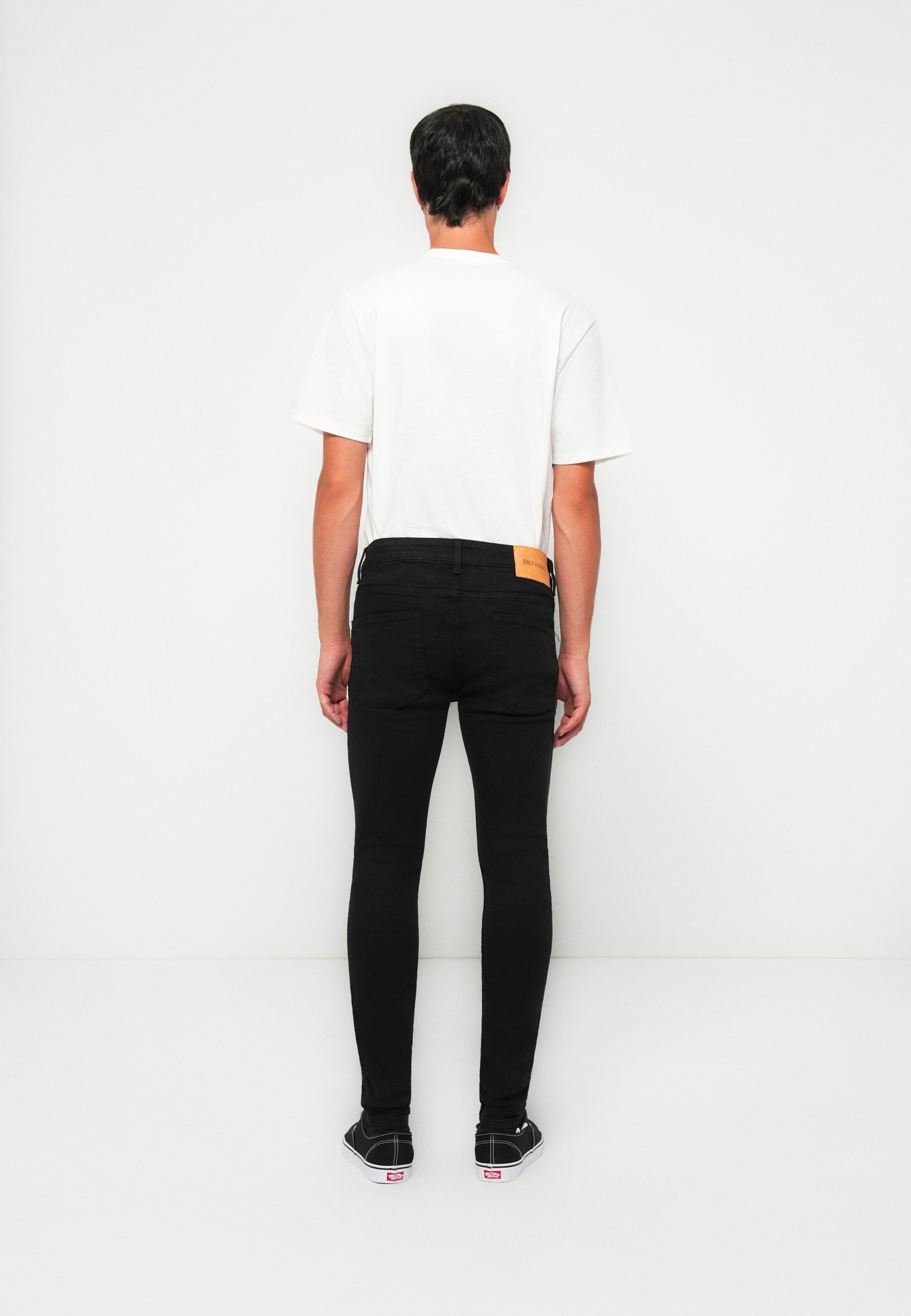 Only & Sons ONSWARP - Skinny Fit jeans - zwarte denim