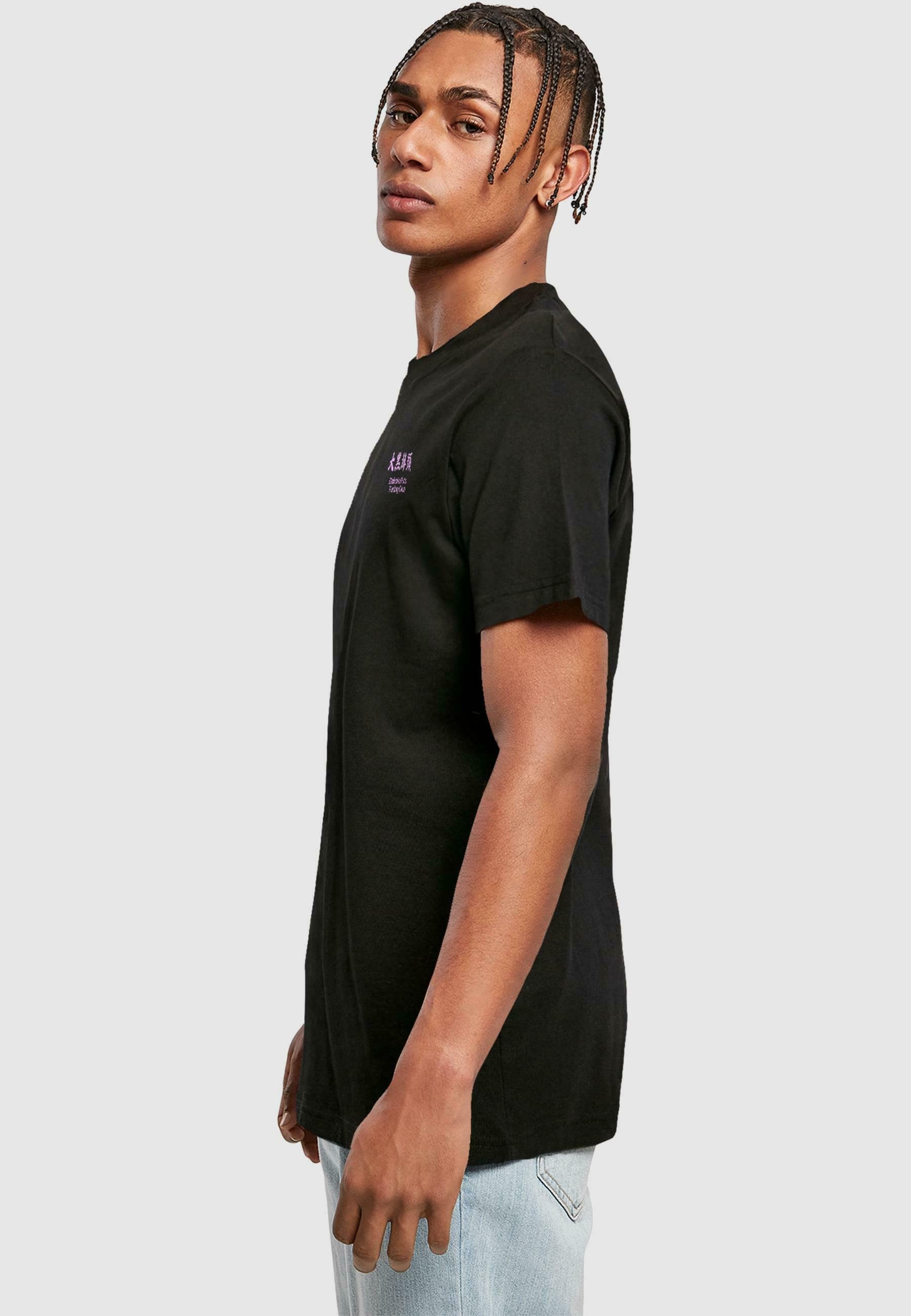 Mister Tee YOKOHAMA RACE TEE - Bedrucktes T-Shirt - Schwarz