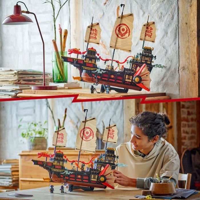 LEGO NINJAGO 71848 Bounty Temple - Bouwset voor jongens van 14 jaar en ouder - Boot