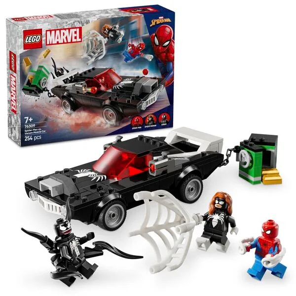 LEGO Marvel 76309 Spider-Man proti Venomom Klasični avtomobil