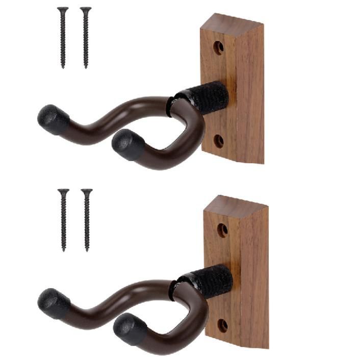 Rotating V-shaped guitar stand, set of 2, with screws